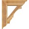 Ekena Millwork Balboa Traditional Rough Sawn Bracket w/ Offset Brace, Western Red Cedar, 8"W x 28"D x 32"H BKT0806X28X32BOA01RWR - alternate 4